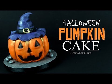 How to Make a Halloween Pumpkin Cake - Laura Loukaides
