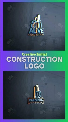 Top 10 Creative Construction Logo Design Ideas By UnitMask 🏗️ | Branding Inspiration 2025