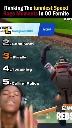 Top 5 IShowSpeed Rage Moments in Fortnite 💀