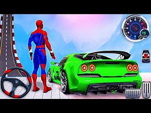 Superhero Car Stunt Mega Ramps Racing 2026 - Impossible Car Driving Tracks 3D - Android GamePlay #2