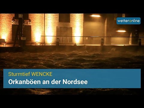 Sturmtief WENCKE trifft auf Büsum - Feuerwehr rückt 180-mal aus