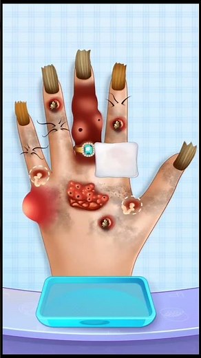 ASMR Hand Cleaning Animation | Satisfying Skincare Routine ✨