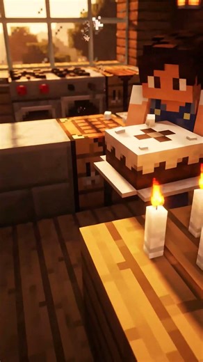 Minecraft Cake Animation – The Most Satisfying Bake Ever#shorts