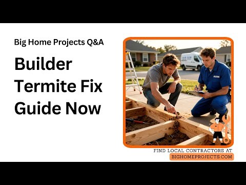 Builder Warranty Termite Remediation Steps You Need