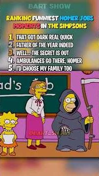 RANKING THE FUNNIEST HOMER JOBS MOMENTS IN THE SIMPSONS