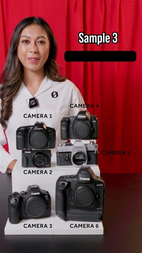 Match each shutter sound to the correct camera @Canonanz model 👀📸