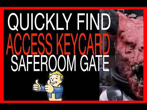 GLITCH! ACCESS KEYCARD SAFE ROOM GATE LOCATION Trade Secrets fallout 76 walkthrough guide FO76