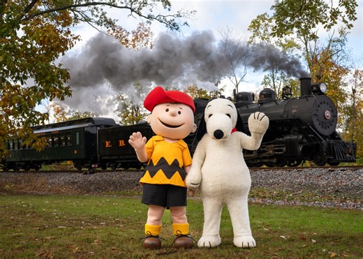 Come See Charlie Brown and Snoopy at East Broad Top Railroad’s “Peanuts The Great Pumpkin Patch Express”!