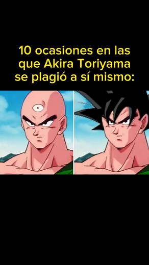 166K views · 1.9K reactions | Akira Toriyama es un gran, gran, GRAN autor: de eso no nos cabe duda, pero eso no exime al creador de Dr. Slump de haber repetido el mismo mal hábito que muchos otros artistas: la reutilización de varios de sus diseños. Y si no nos crees, acá te dejamos 10 ejemplos de los plagios que Toriyama se hizo a sí mismo.  #AkiraToriyama #DragonBall #DragonBallZ #DragonBallSuper #ChronoTrigger #DragonQuest #DRSlump #Anime #Otaku | Código Espagueti | Facebook