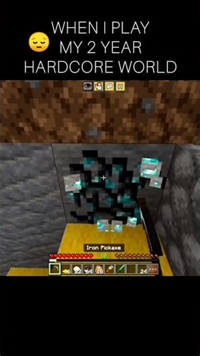 When You Are Admin .। My hardcore world 😱 #shorts #minecraft #trending