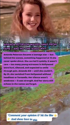 Amanda Peterson Walked Away From Fame — And No One Asked Why