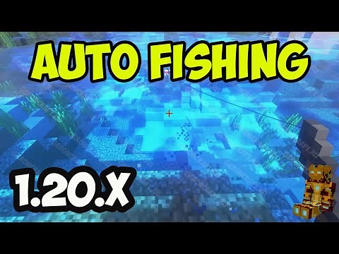 Minecraft AUTOFISH 1.20.2 - how to use (Spotlight) (auto fish Cheat Mod 1.20.2 Fabric)