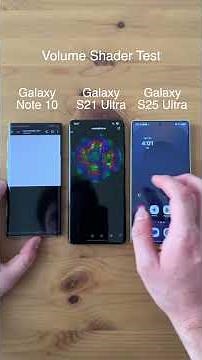 Note 10 vs S21 Ultra vs S25 Ultra Volume Shader Test 🔊 Who’s Loudest? #note10 #s21ultra #s25ultra