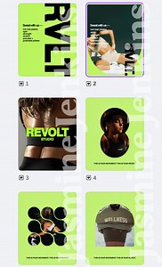 Modelli Canva per social media di studi di Pilates - Etsy Italia