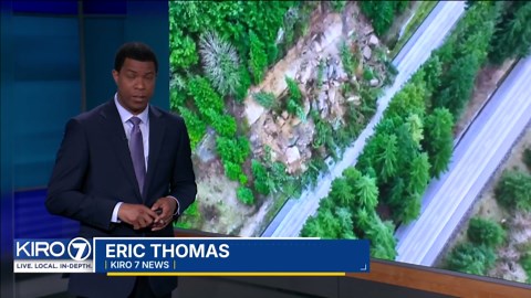 Video: Landslide still blocks I-5 near Bellingham