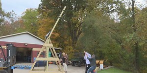 Launch out of Halloween with pumpkin chuckin’ catapult