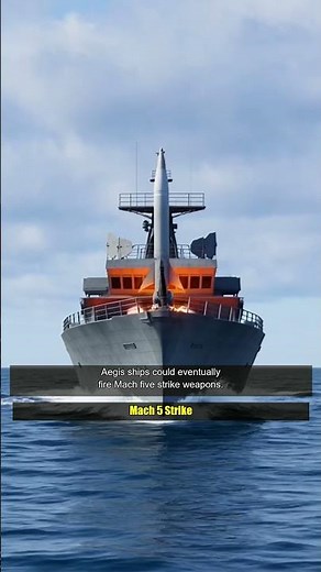 Why the Navy Wants Hypersonic Missiles in Every Aegis Ship #shorts #military