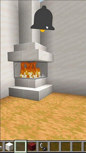 Minecraft Fireplace Build Tutorial 🔥 | Easy & Aesthetic Survival House Design