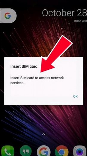 Insert SIM Card to Access Network Services | How to Fix Insert SIM Card Error