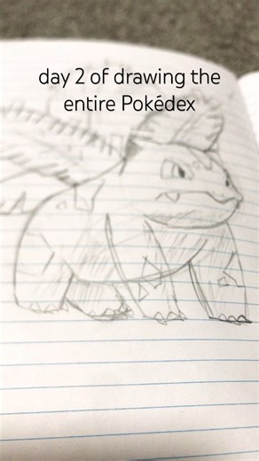 Drawing the entire pokedex | # 0002 Ivysaur