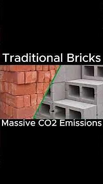 Poop Bricks vs Concrete - Which Can Save the World? #shorts