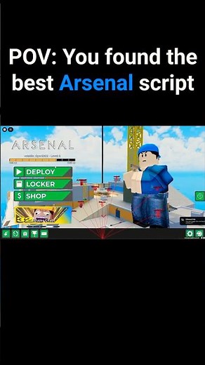 The Best Free Arsenal Script? 👀 | #shorts