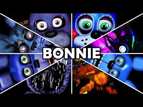 Evolution of Bonnie in FNAF (2014-2019)