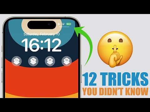 12 iPhone TRICKS You Didn’t Know Existed - 2024 !