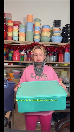 Tupperware Large Storage Tote Airtight Stackable Home Organizer Container BPA-Free