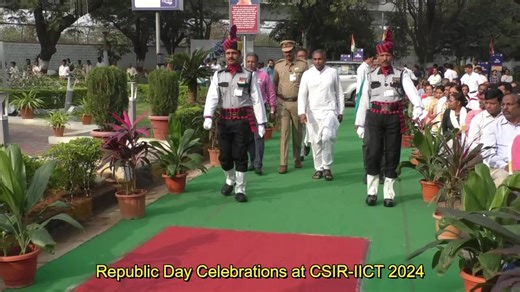 CSIR-IICT Republic Day Celebrations 2024 @CSIR_IND @DrNKalaiselvi | CSIR-Indian Institute of Chemical Technology