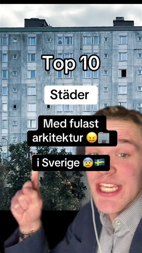 Top 10 städer med fulast arkitektur i Sverige 😖🏢😰🇸🇪 #sweden #sverige #tiktoksverige #fördigpage #swedentiktok