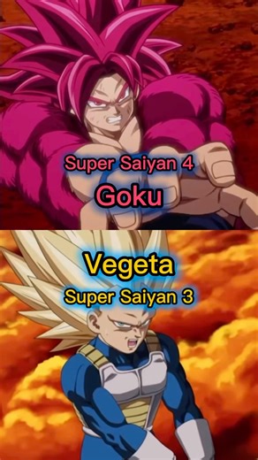 Ssj4 goku vs Ssj3 Vegeta (Daima)