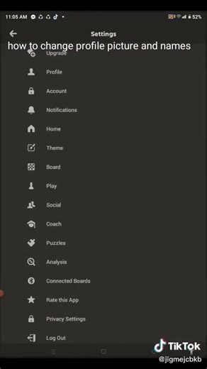 How to change profile picture or name #chessgame #follow or subscribe in ChessKB