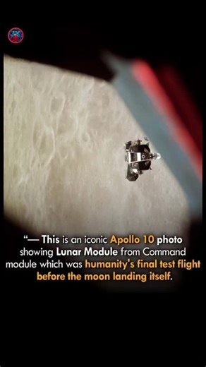Junaid Khan on Instagram: "They were forbidden to land! 🚫😱 Why NASA short-fueled this spaceship... Imagine flying 240,000 miles into the void, reaching within touching distance of the Moon, and being told: "DO NOT TOUCH DOWN." ✋🛑 This isn't just a cool photo. This is the definition of willpower. In May 1969, the crew of Apollo 10 (Thomas Stafford and Gene Cernan) took this Lunar Module—nicknamed Snoopy—down to just 47,000 feet (8.4 miles) above the lunar surface. They were so close they could