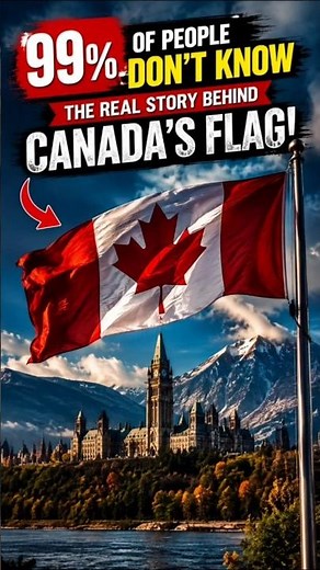 🇨🇦 99% of People Don't Know the Real Story Behind Canada's Flag! 🍁 #shorts