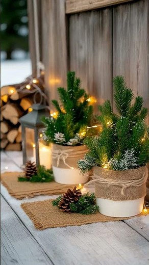 23 Natural Outdoor Christmas Decorations That Wow