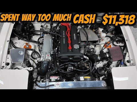 Spending an Insane Amount of Money in Our Turbo NA Miata Engine Bay
