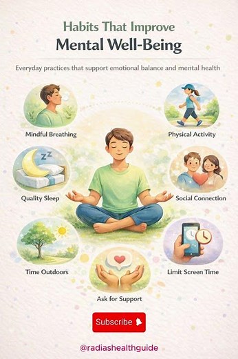 Habits That Improve Mental Well-Being | Simple Daily Practices for Better Mental Health
