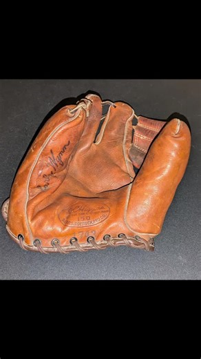 Main Street VT on Instagram: "Pat worked hard today and his is showing the leather. His vintage baseball glove collection is available for sale in his Ebaystore check out hockeymonkey10 on ebay. Pat is selling his PC so check it out and enjoy the reel. Don't forget the big basket show tomorrow evening streaming on whatnot with Brock in Andrew. Details coming. Have a great night! #baseball #mlb #baseballgloves #baseballmemorabilia #hobby @wallyworldpc10 @clutchcards_33 @silverback992024 @b_red65 