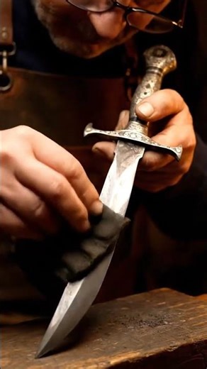 Restore old Sword to be new sword #iron #diy #craft #restoration 29