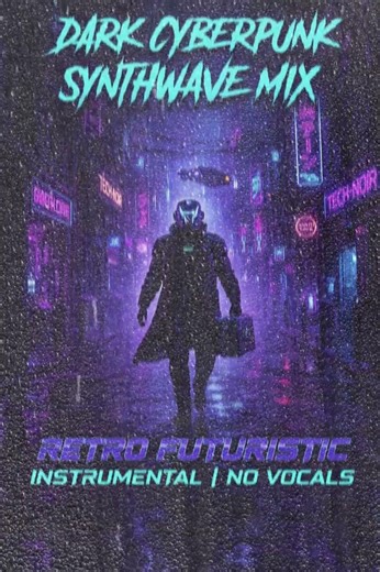 Dark Cyberpunk Synthwave | 1 Hour Deep Focus Mix 🌃