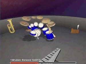 Teletubbies main theme in MIDIjam (sequenced by G. Dunley)