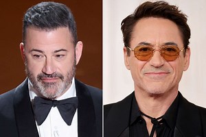Robert Downey Jr. tells Jimmy Kimmel 'keep going' after Oscars joke about drug use