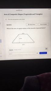 deltamath.comArea of Composite Shapes (Trapezoids and Triangl... | Filo