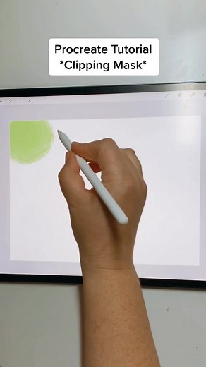 Fun Clipping Mask Tutorial in #procreate #procreateart #procreatetipsandhacks #procreatetutorial #howto #tutorial #clippingmask #lettering #fyp