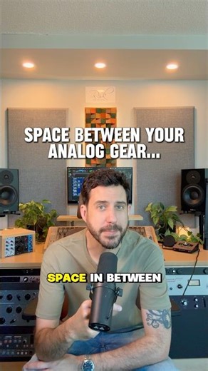 Should you leave space between your analog gear? #mixing #studio #homestudio #producer #gear #analog