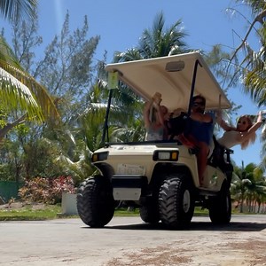 7.8K views · 664 reactions | Thanks for all the amazing tips on what to do here in #IslaMujeres  rented a golf-cart for the day and drove around  such a novelty to ride around and explore the land sites  such a great day! . #svdelos #travel #mexico #sailing | Sailing SV Delos | Facebook