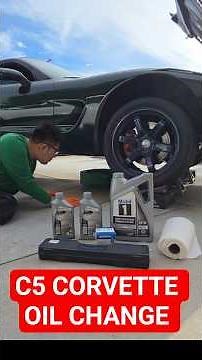 C5 Corvette OIl Changes are one of the easiest to do than getting em on jack stands! #z06 #z06nation