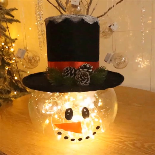 Easy DIY glowing snowman | Life and Fun Story