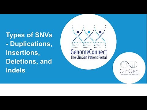 Types of Sequence Variants - Duplications, Insertions, Deletions, and Indels